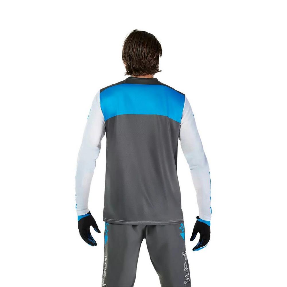 Fox Men's Ranger Digi Image Long-Sleeve Jersey - White