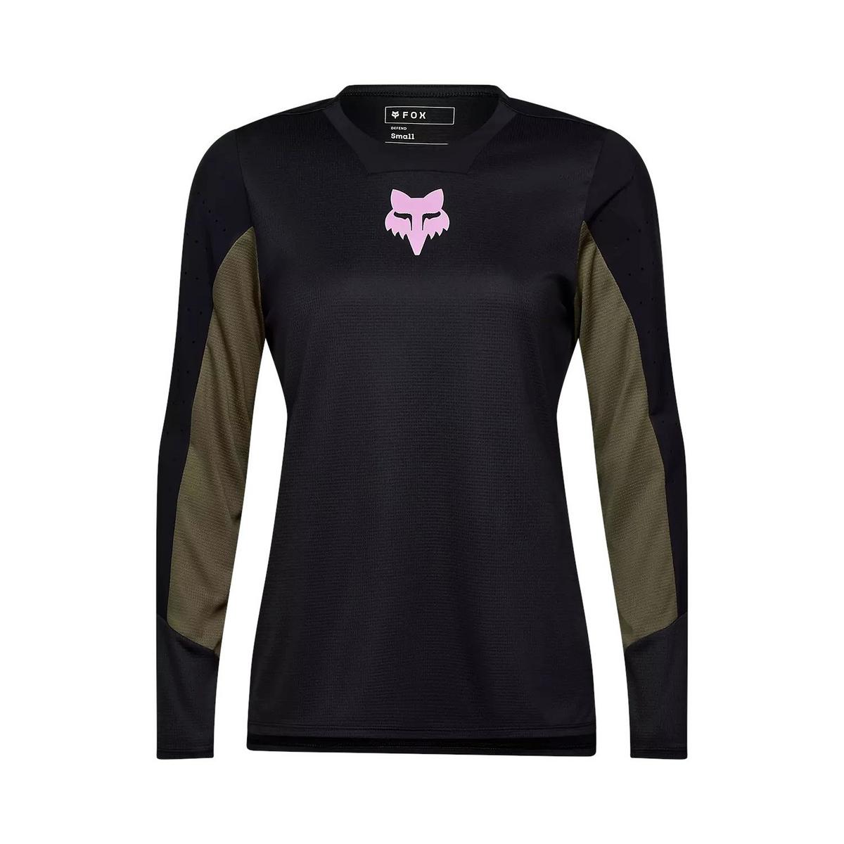 Fox Women's Defend Park Long-Sleeve Jersey - Black