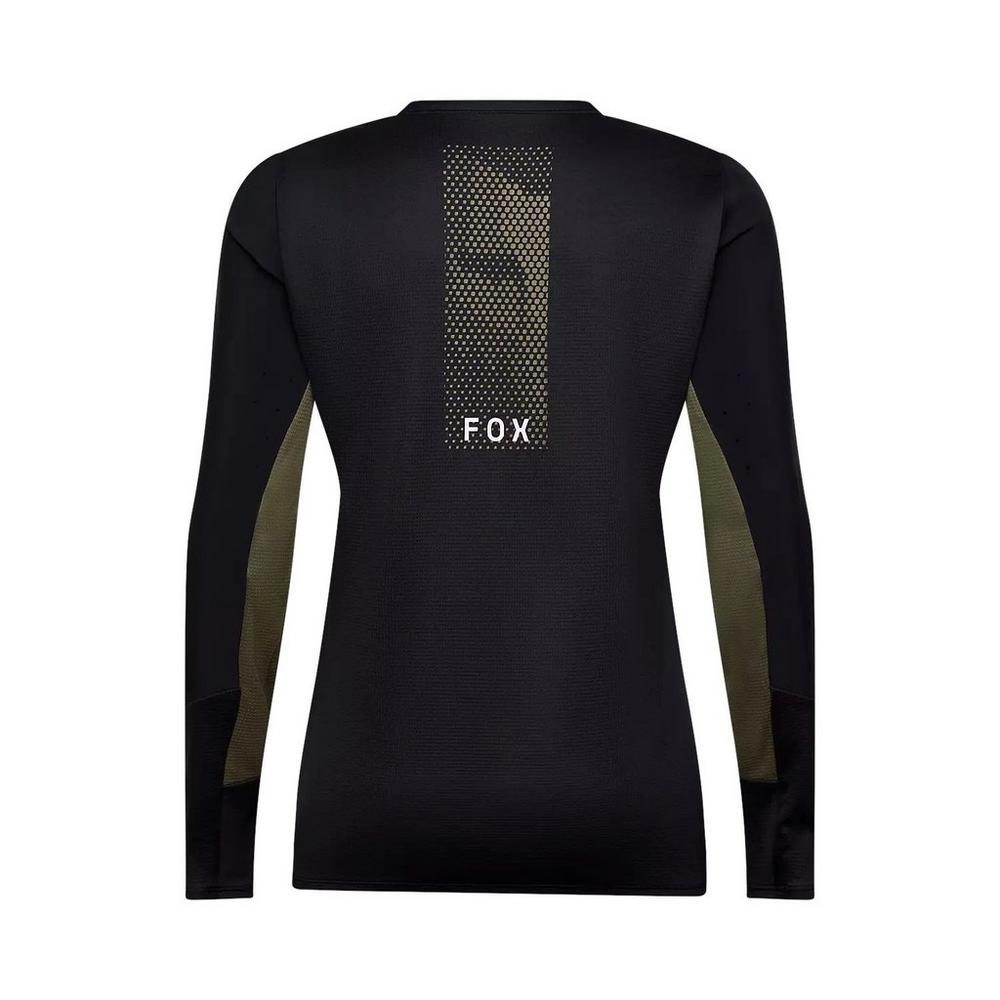 Fox Women's Defend Park Long-Sleeve Jersey - Black