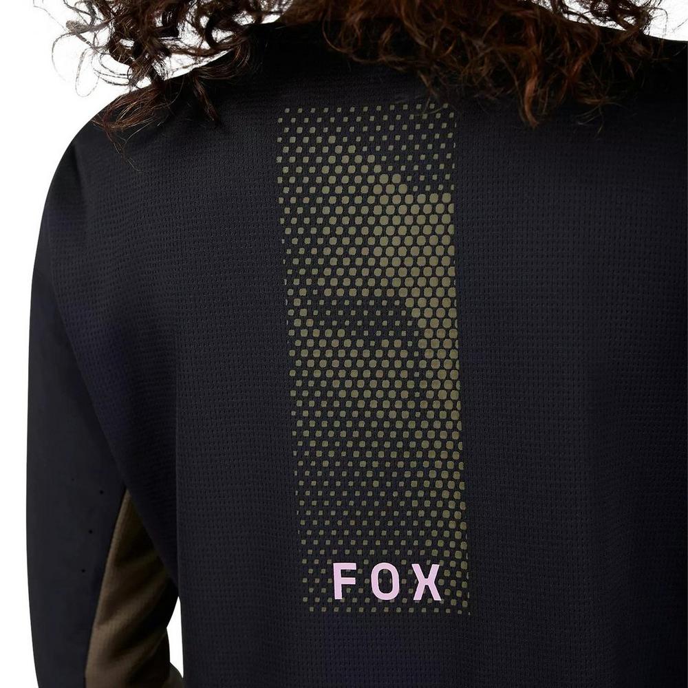 Fox Women's Defend Park Long-Sleeve Jersey - Black