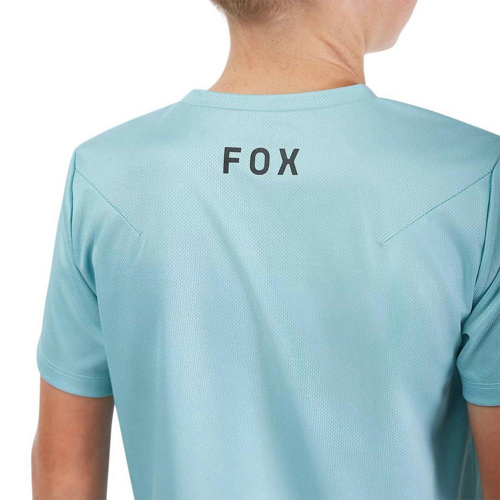 Fox Kids' Ranger Fox Head Short-Sleeve Jersey - Blue
