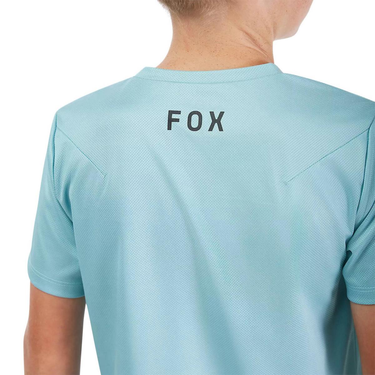 Fox Kids' Ranger Fox Head Short-Sleeve Jersey - Blue