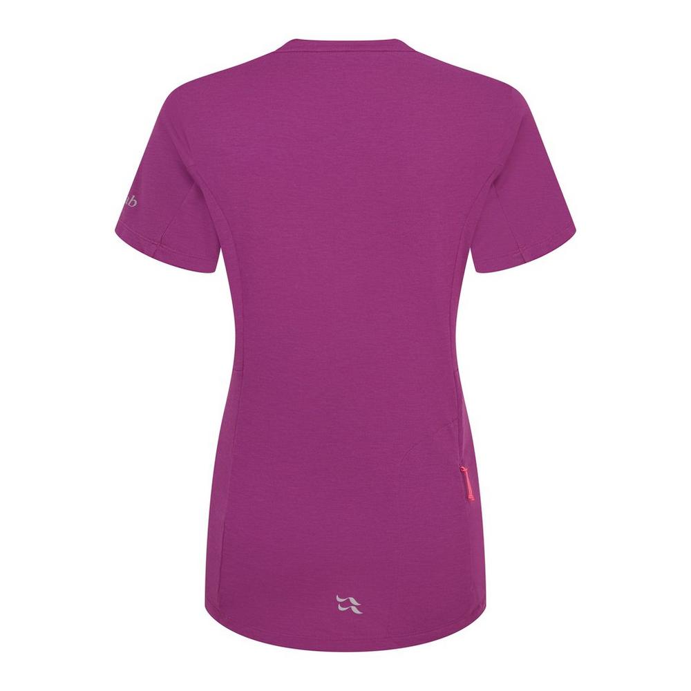 Rab Women's Crimp T-Shirt - Purple
