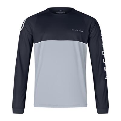 Endura Men's Core Printed Long-Sleeve T-Shirt - Black