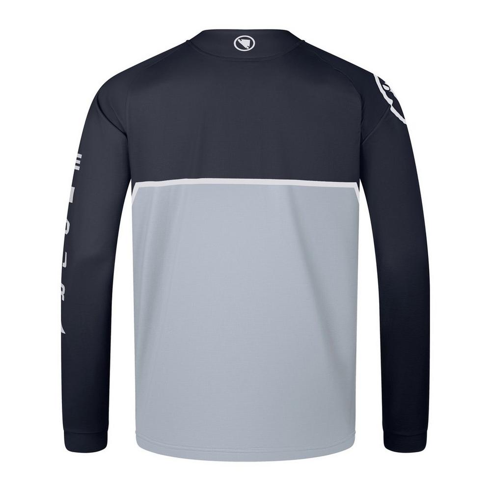 Endura Men's Core Printed Long-Sleeve T-Shirt - Black