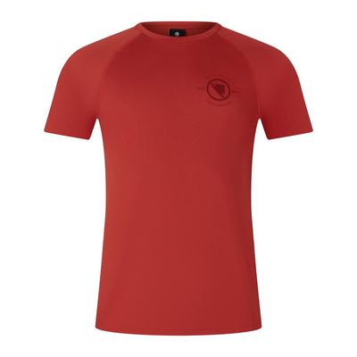 Endura Men's Loop Short-Sleeve Tech T-Shirt - Red