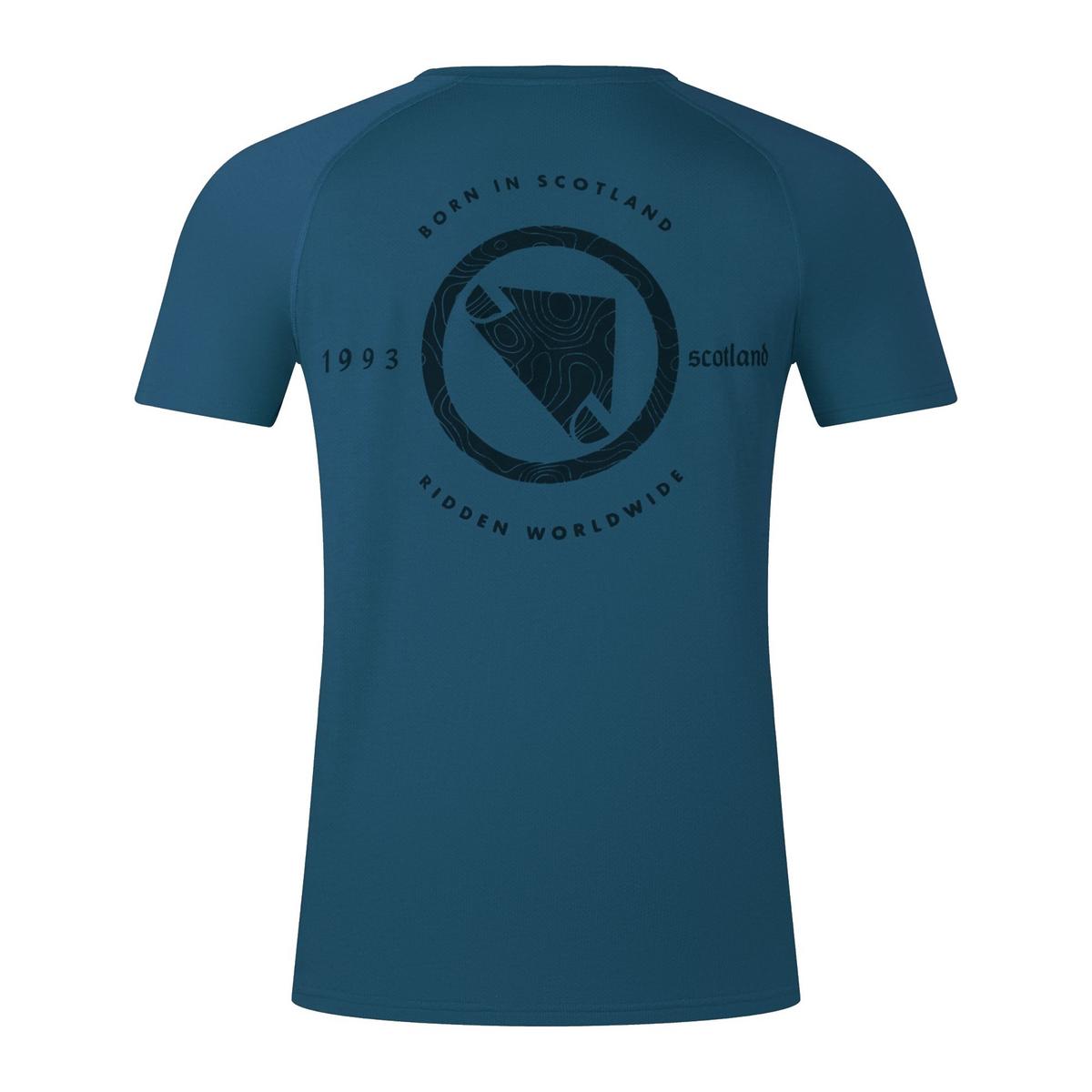 Endura Men's Loop Short-Sleeve Tech T-Shirt - Blue