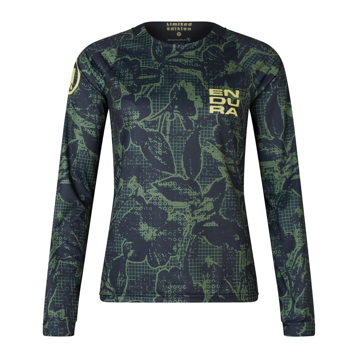 Endura Women's Floral Limited Edition Long-Sleeve T-Shirt - Black
