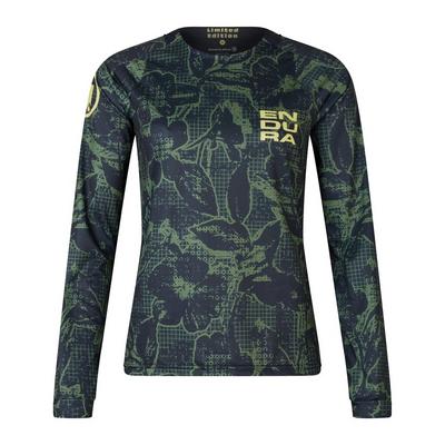 Endura Women's Floral Limited Edition Long-Sleeve T-Shirt - Black