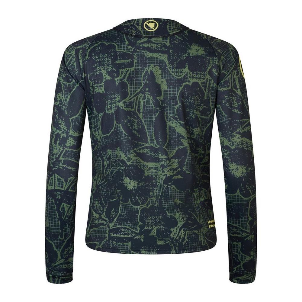 Endura Women's Floral Limited Edition Long-Sleeve T-Shirt - Black