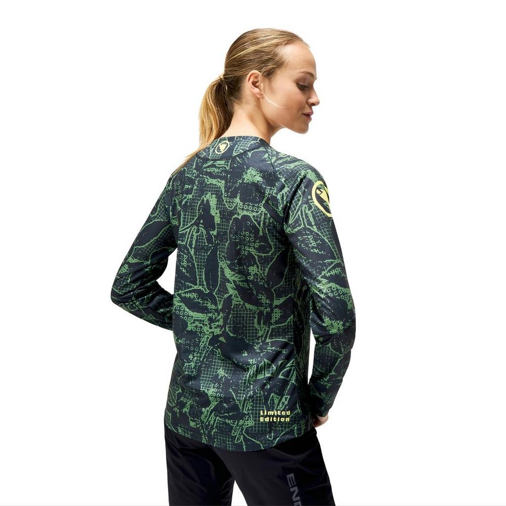 Endura Women's Floral Limited Edition Long-Sleeve T-Shirt - Black