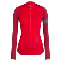  Women's Pro Team L/S Training Jersey - Red / Dark Red