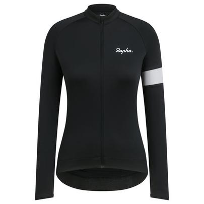 Rapha Women's Core Long Sleeve Jersey - Black / White