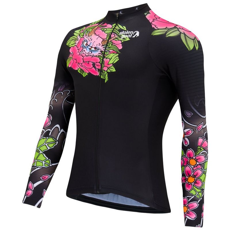Men's Stolen Goat Ibex L/S Jersey Sakura Road Jerseys Tiso