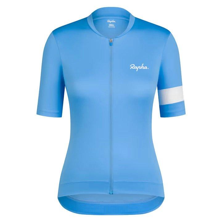 Rapha Women's Blue Core Jersey - Light - Jerseys Polyester/Silicone Medium