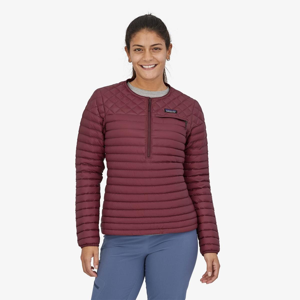 Patagonia down pullover women's on sale