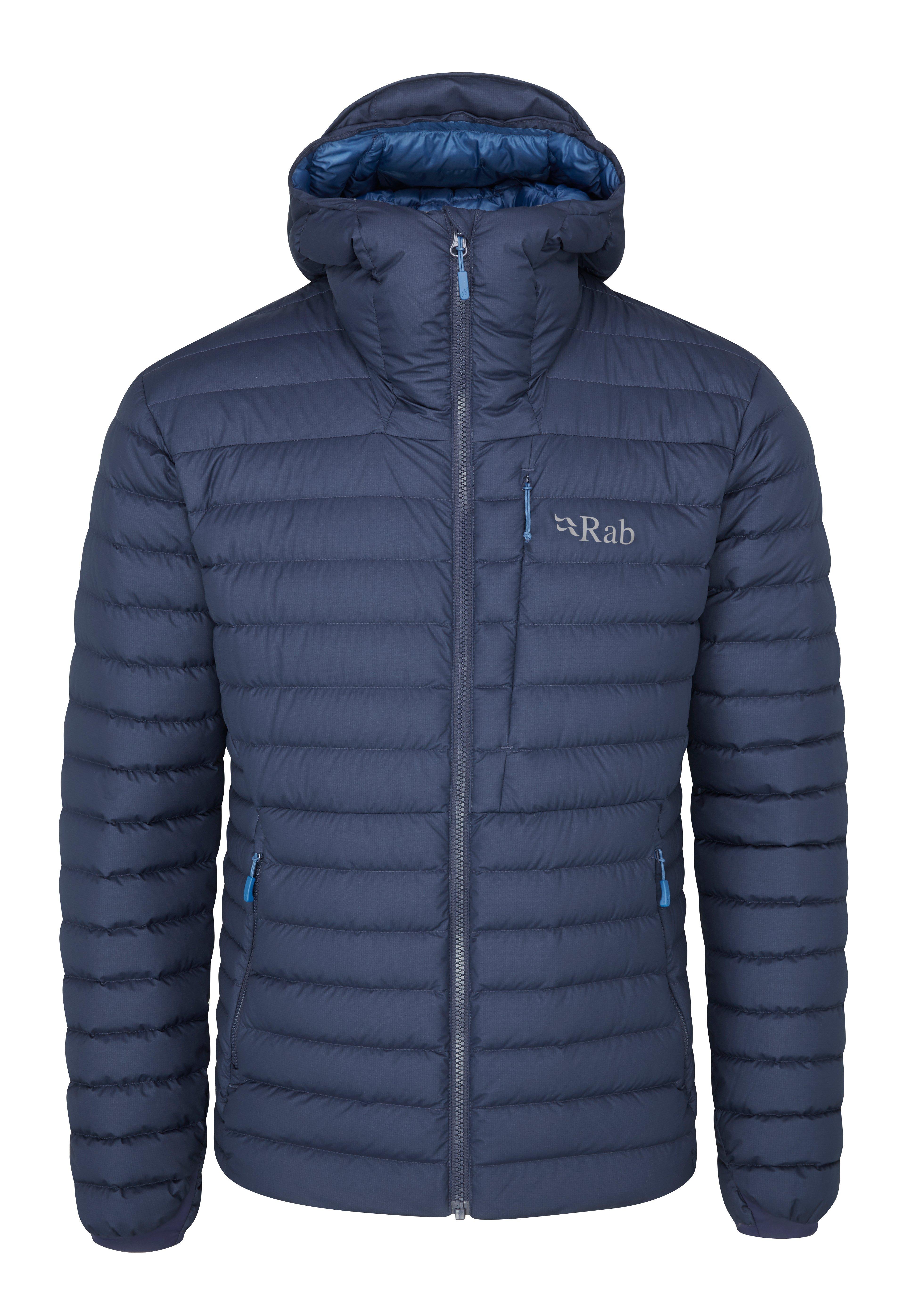 Rab microlight jacket store deep ink