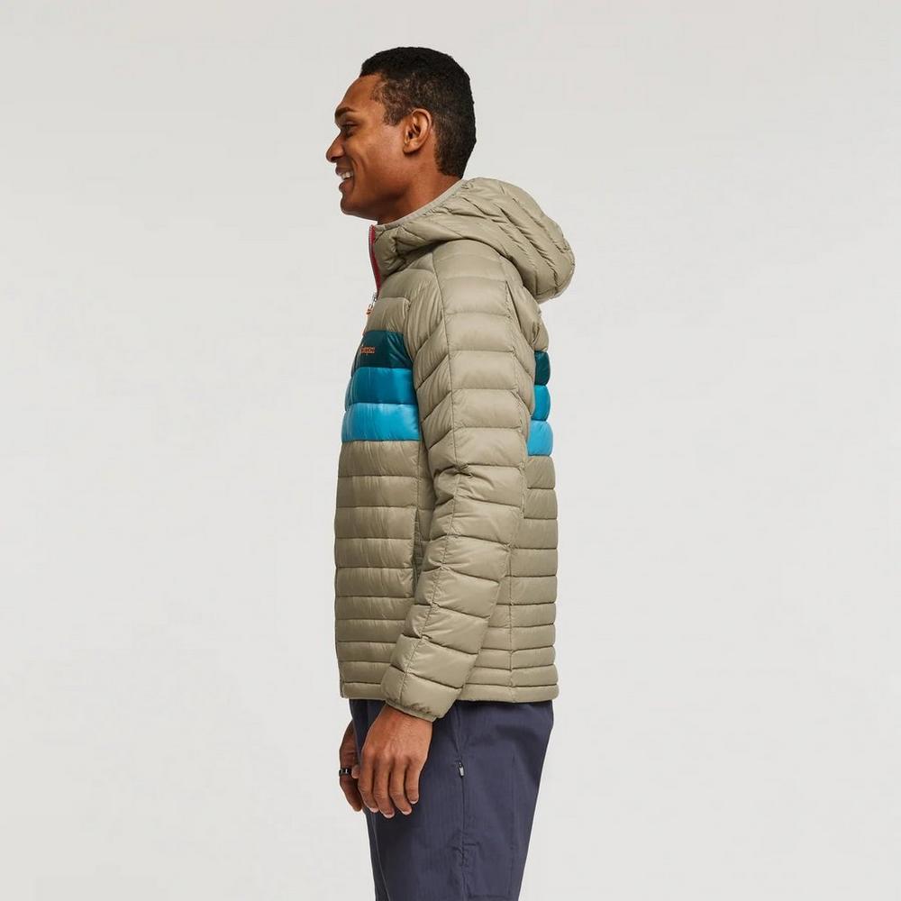 Down filled hooded online jacket