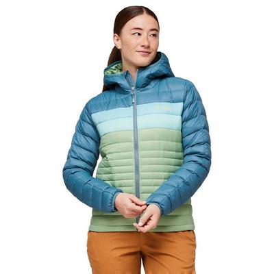 Cotopaxi Women's Fuego Down Hooded Jacket - Blue/Green