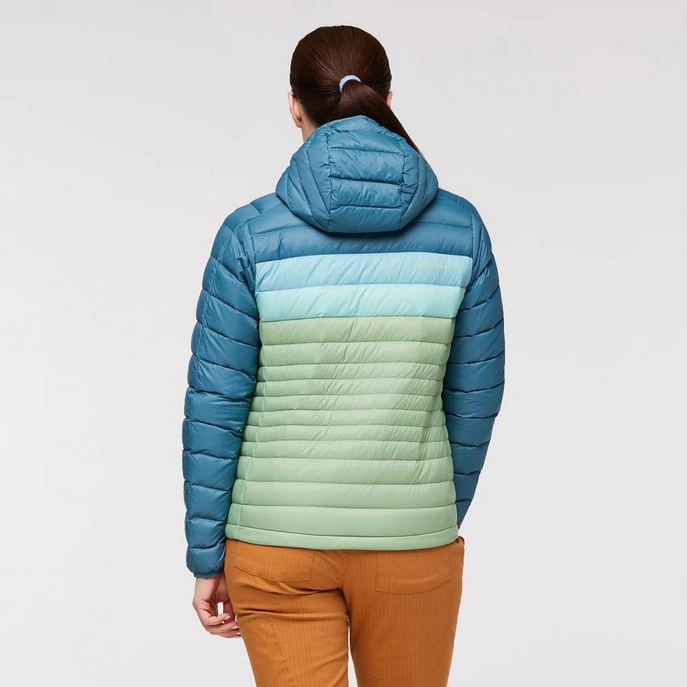 Cotopaxi Women's Fuego Down Hooded Jacket - Blue/Green