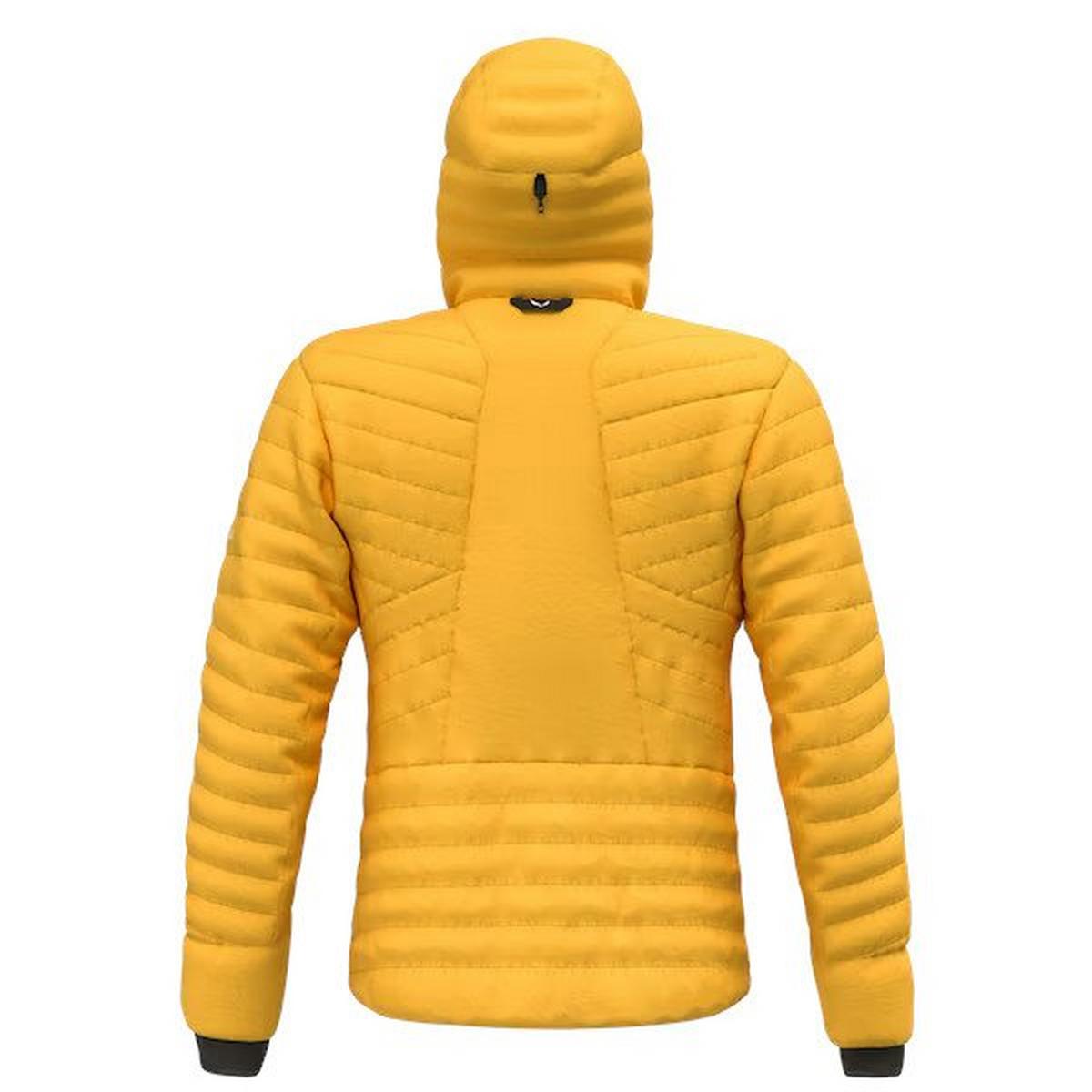 Mens yellow hot sale down jacket