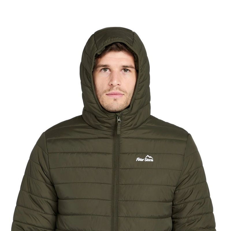 Peter Storm Men s Blisco II Hooded Jacket Dark Green Tiso