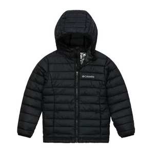 Kids' Powder Lite II Hooded Jacket - Black