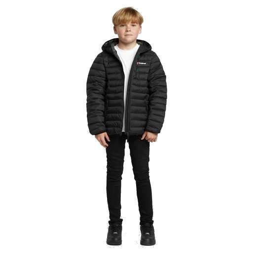 Berghaus Kids' Kirkhale Baffle Jacket Black Tiso