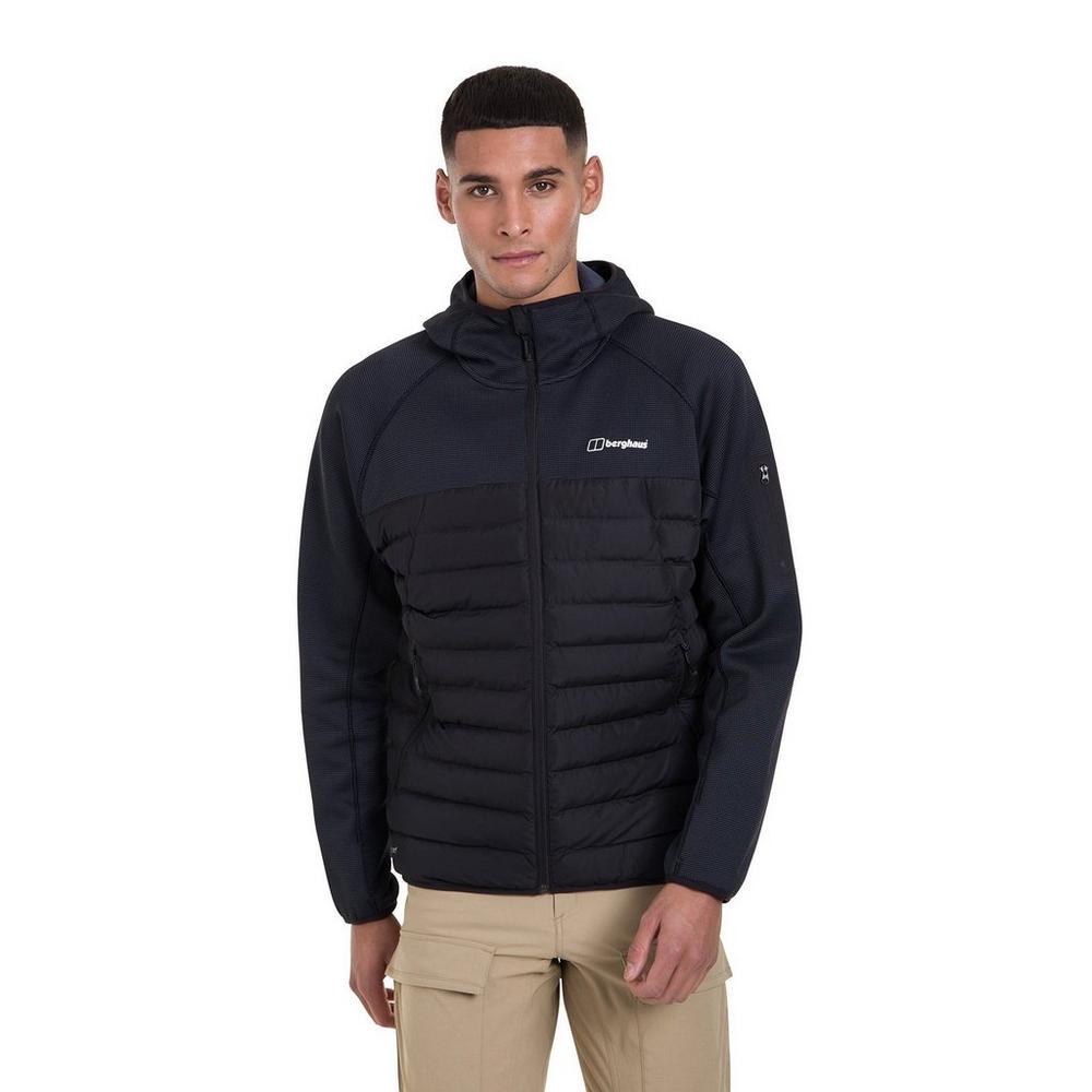 Berghaus hottar jet discount black hybrid jacket