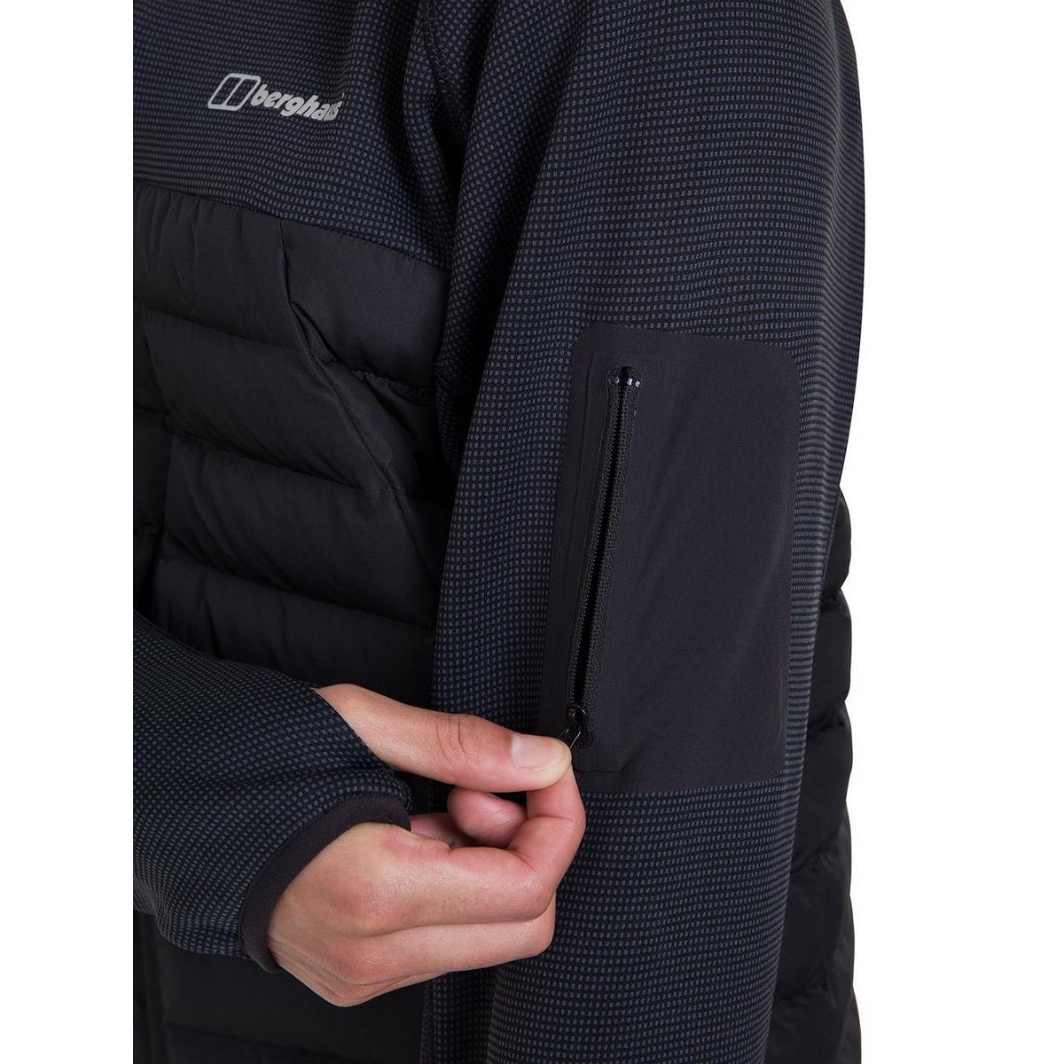 Berghaus Pravitale Hybrid Mens Outdoor Insulated Waterproof Jacket Black 