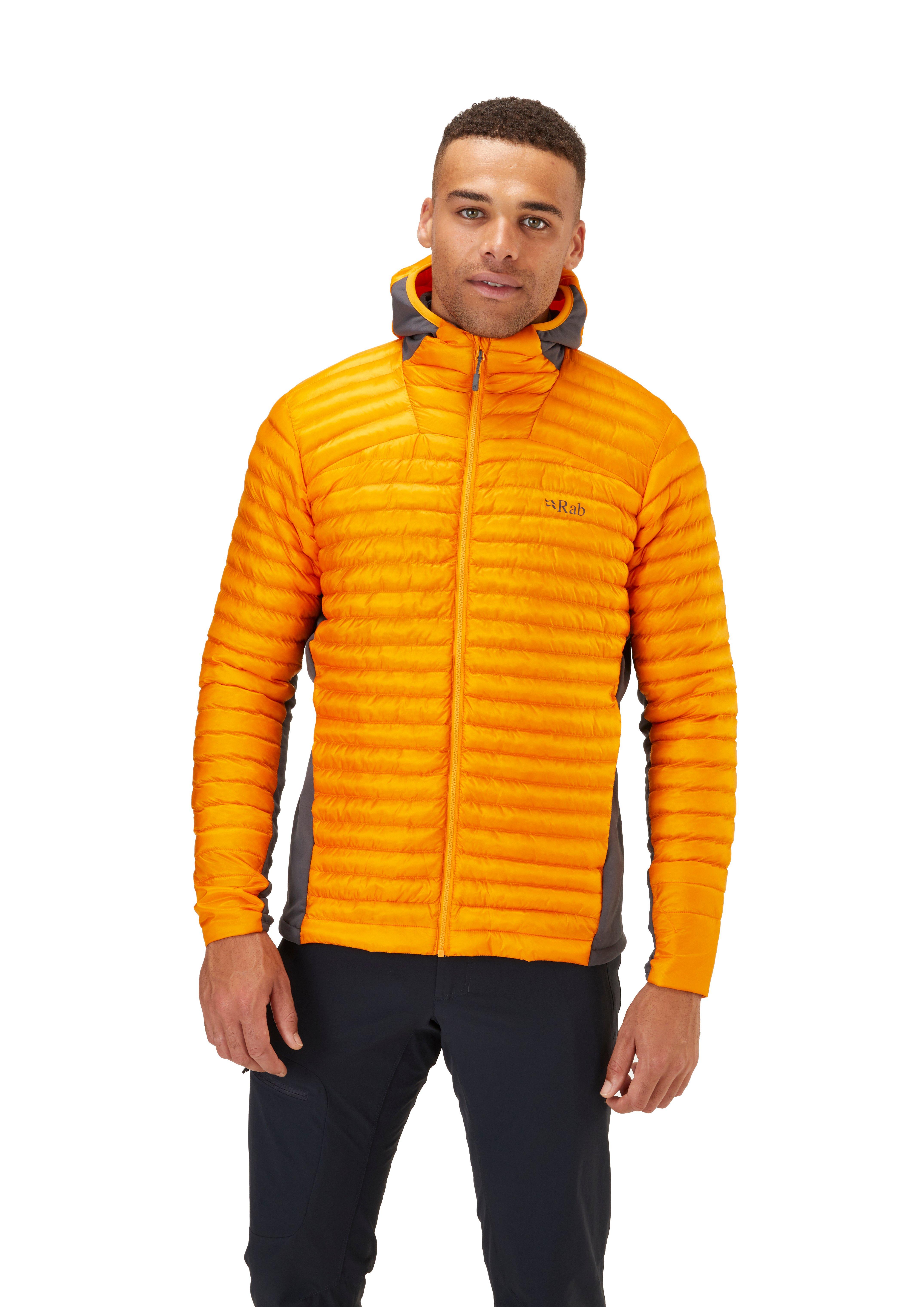 Orange cheap rab jacket