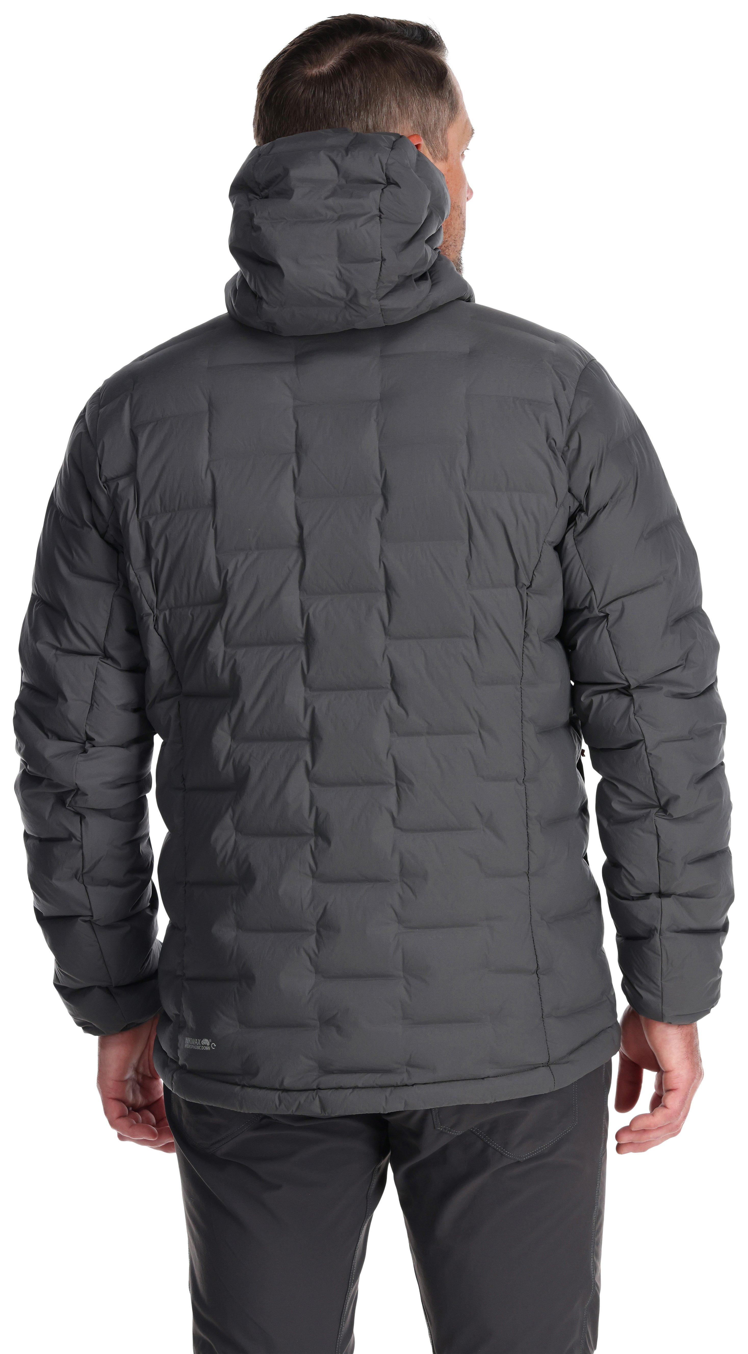 Men's Rab Cubit Stretch Down Hoody - Graphene | Insulated Jackets | Tiso UK