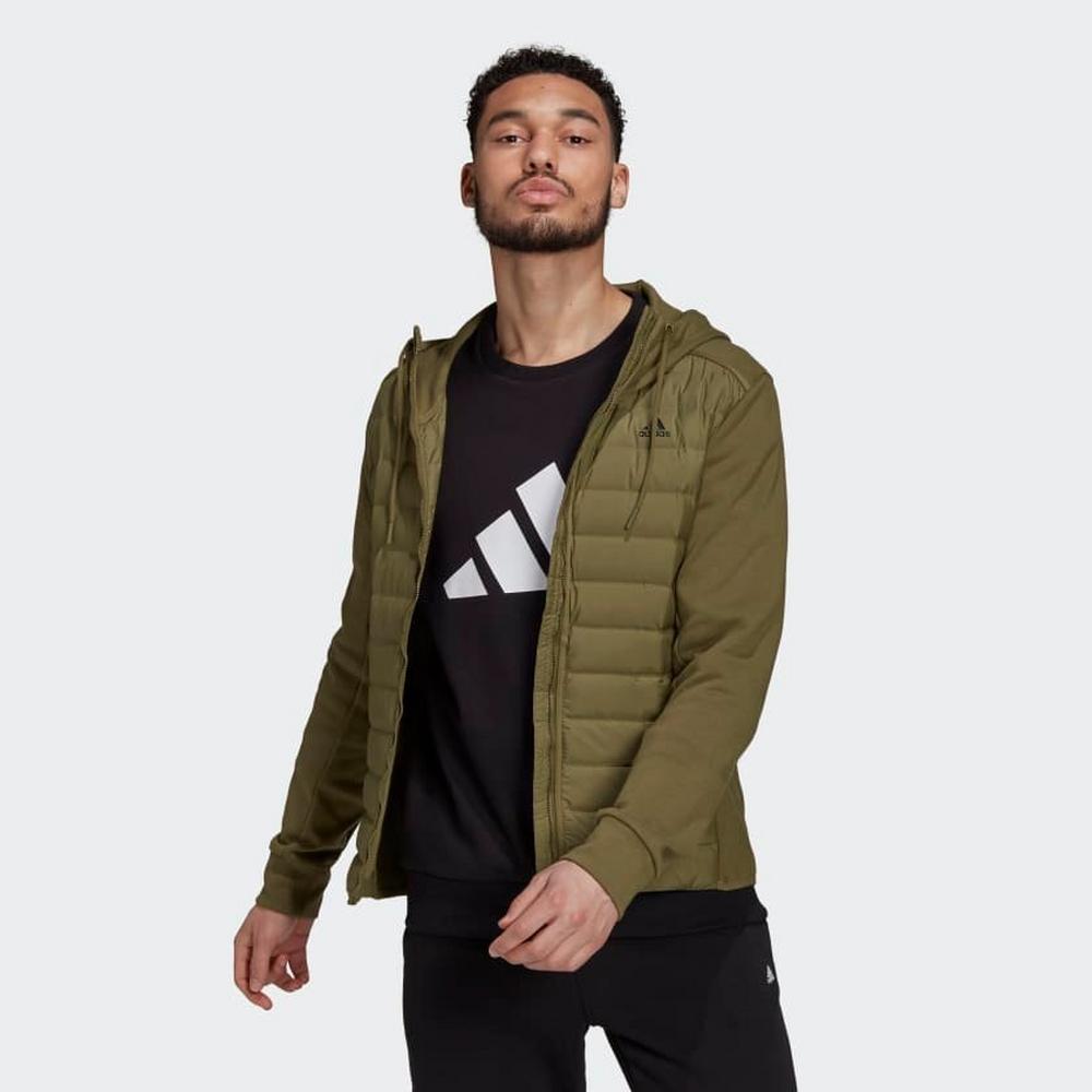 Adidas Men s Varilite Hybrid Jacket Focus Olive