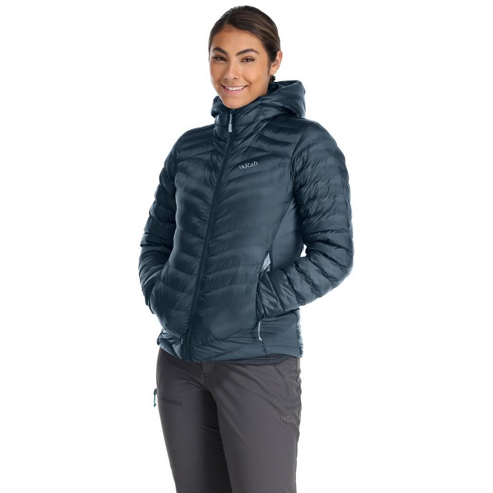 Rab Women's Cirrus Flex Pro Hooded Jacket - Blue