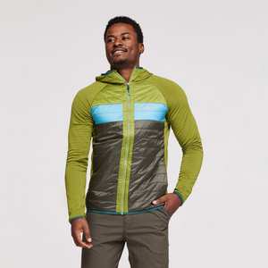 Men's Capa Hybrid Ins Hooded Jacket - Green