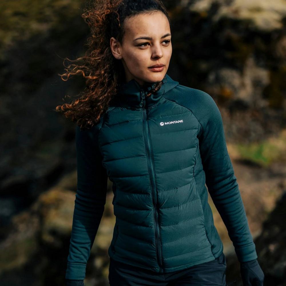 Montane Women's Composite Down Hoodie - Green