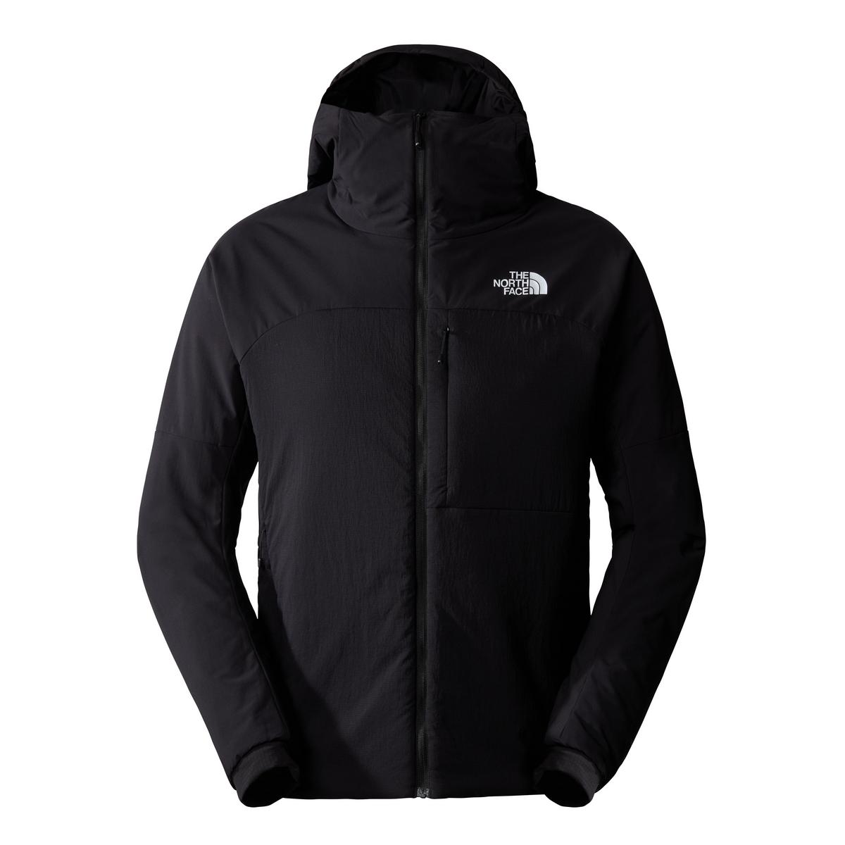 North face hoodie black on sale mens