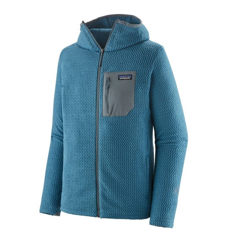 Patagonia Men s R1 Air Full Zip Hoody Wavy Blue