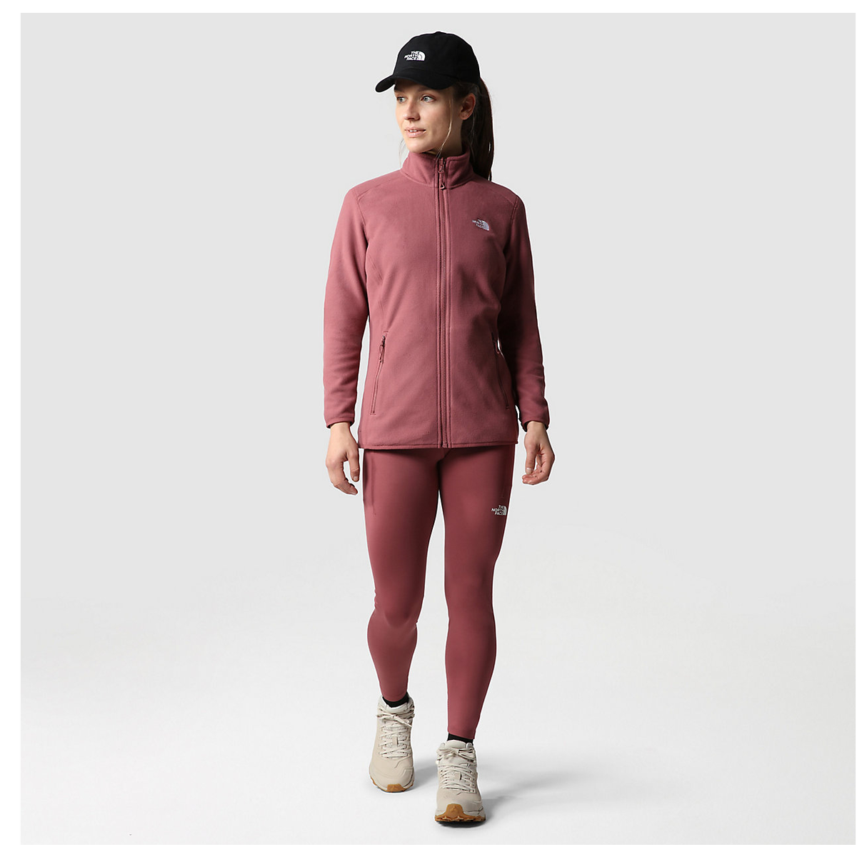 North face 100 glacier online full zip womens fleece