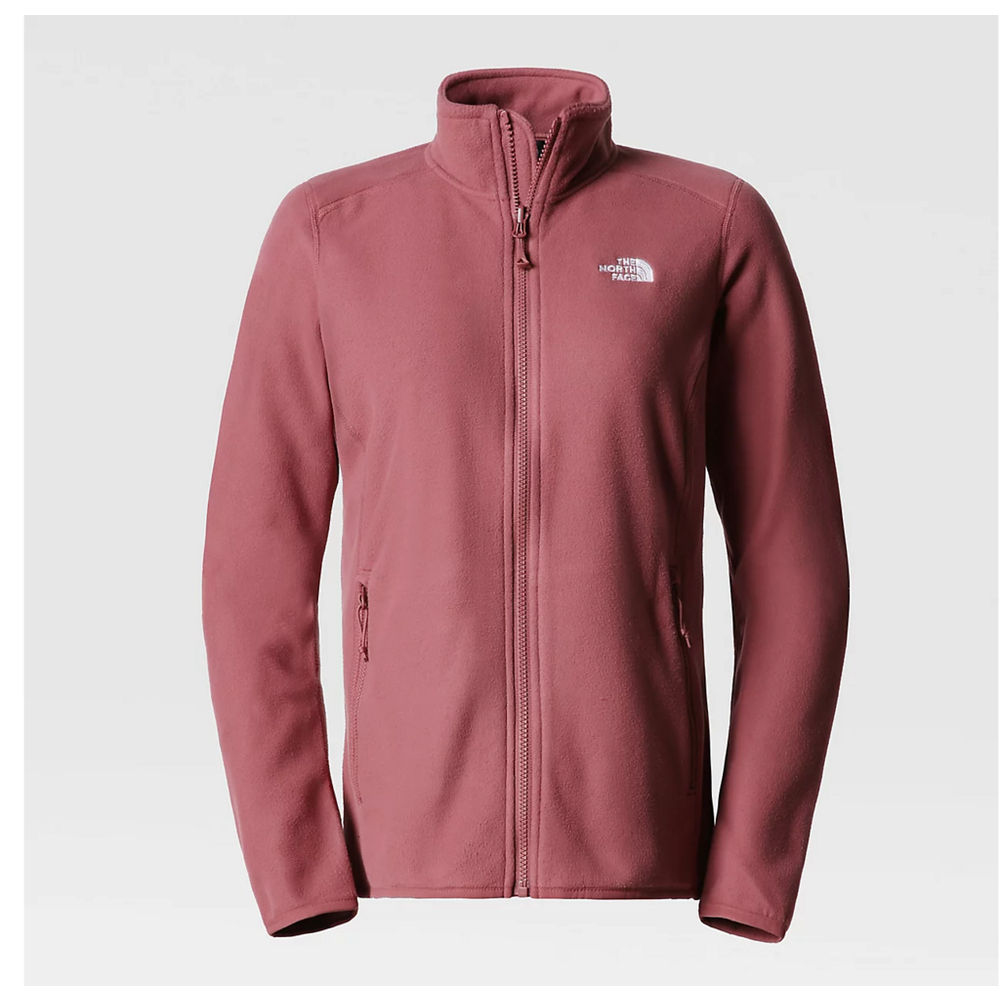 The North Face Women's 100 Glacier Full Zip Fleece Wild Ginger