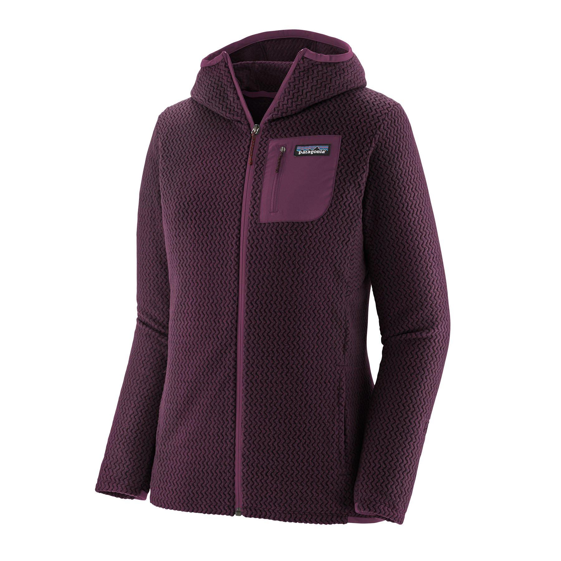 Womens Patagonia R1 Air Full Zip Hoody Purple George Fisher