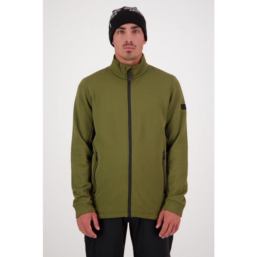 Mons Royale Men's Arcadia Merino Fleece Jacket -  Green