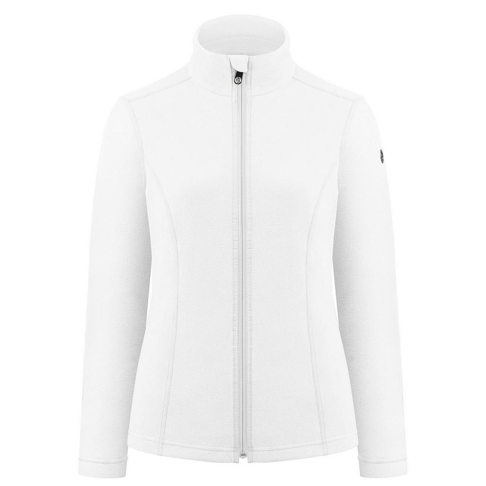 Poivre Blanc Women's Micro Fleece Jacket - White