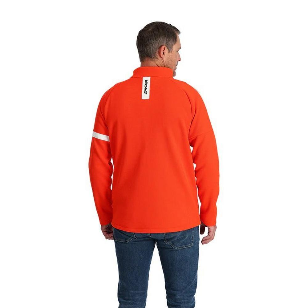 Spyder Men's Wengen Bandit Fleece Jacket - Twisted Orange