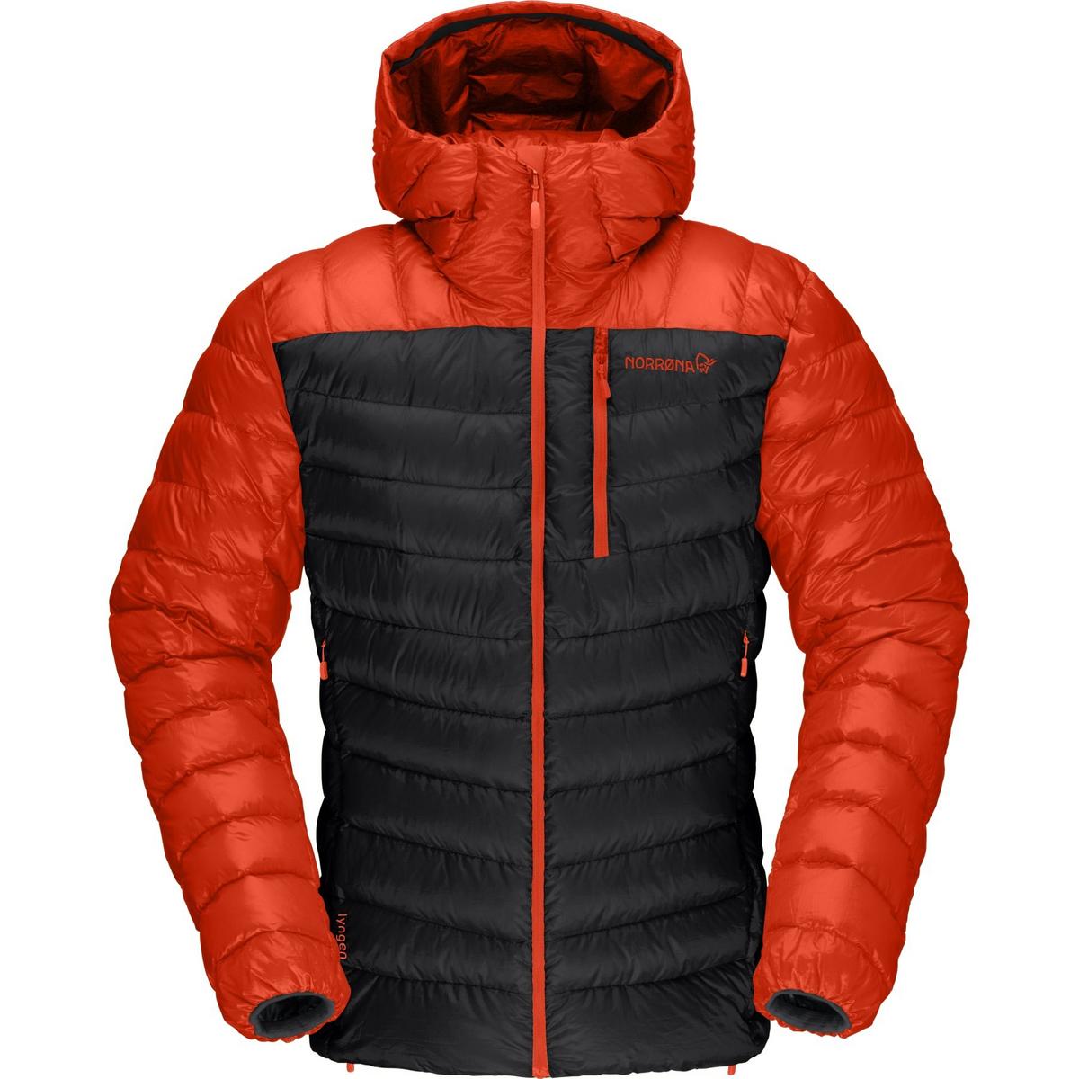 Norrona Men's Lyngen Down 850 Hooded Insulated Jacket  - Red
