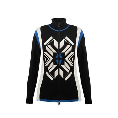 Poivre Blanc Women's Traditional Knit Sweater - Black
