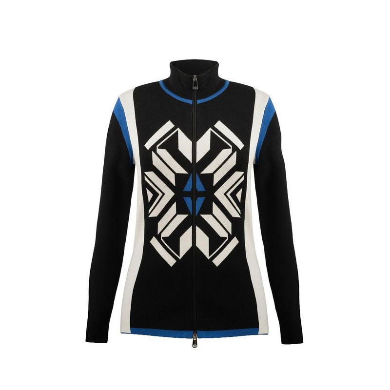 Women's Traditional Knit Sweater - Black