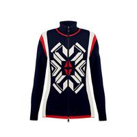  Women's Traditional Knit Sweater - Navy