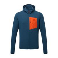  Men's Lumiko Hooded Jacket - Blue/Orange