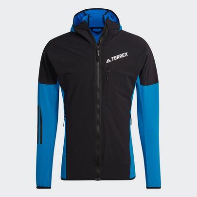 Adidas Terrex Men's Flooce Hooded Jacket - Shock Blue